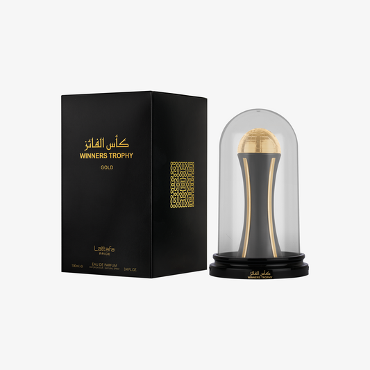 Trofeo de oro de los ganadores