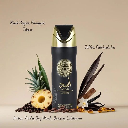Asad Spray Perfumado 200ML (6.67 OZ)