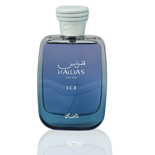 Hawas Ice for Men EDP - 100 ml (3,4 oz) de RASASI | Adopta tu estilo