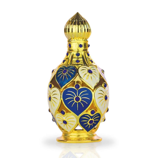 Aceite de perfume JAWAHIR 12 ml (0,4 oz) de Hamidi | Fragancia duradera, afrutada, floral, especiada e inmensamente encantadora.