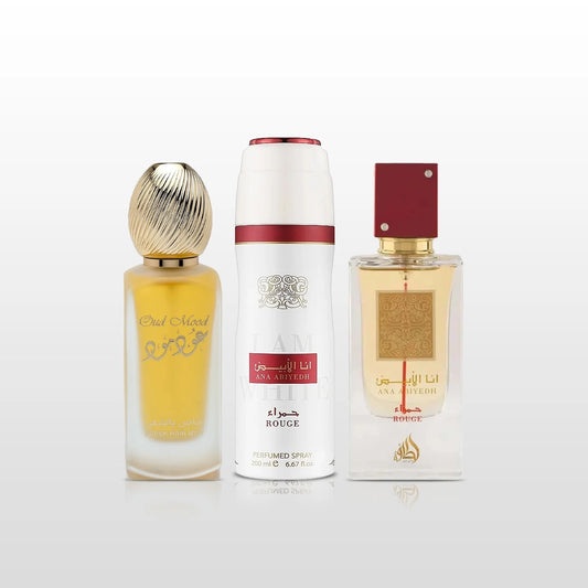 Lattafa Ana Abiyedh Rouge Gift Set