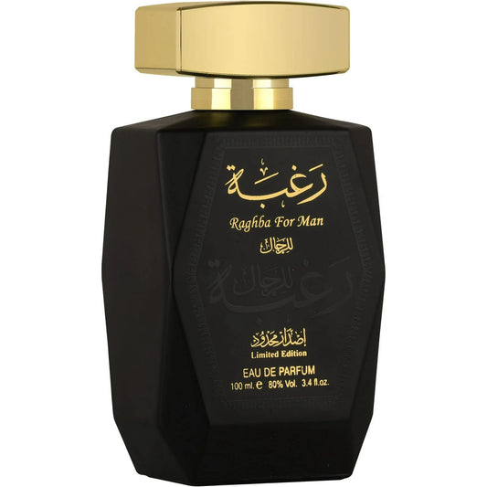 Raghba para hombre EDP - 100 ml (3,4 oz) con desodorante de Lattafa