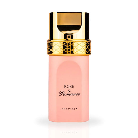 Rose &amp; Romance Gold EDP Spray 100ML (3.4 OZ) de Khadlaj | Experimente el encanto de este encanto floral.