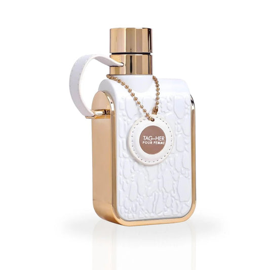Tag Her EDP Spray 100ML (3.4 OZ) de Armaf | Libera tu encanto interior con esta exquisita fragancia.